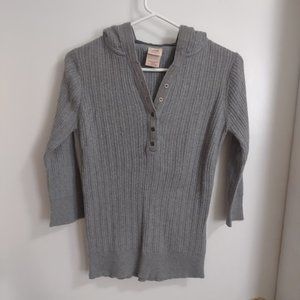 Faded Glory Grey long sleeve pullover hoodie